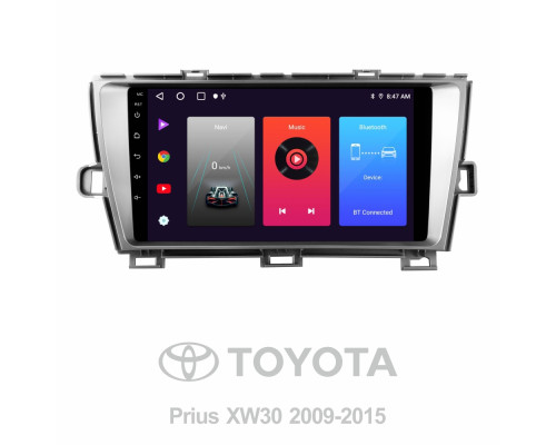 Штатна магнітола SIGMA F9216 ANDROID 10 2+32 Gb Toyota Prius XW30 2009-2015 9