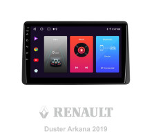 Штатна магнітола SIGMA F10216 ANDROID 10 2+32 Gb Renault Duster HM 2 II 2020-2023 Arkana 1 I (10 inch) 2019-2023 10