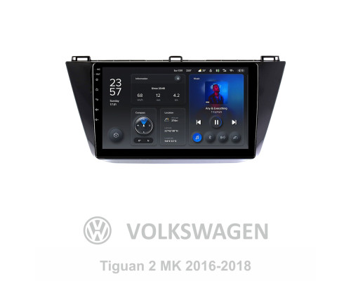 Штатна магнітола Teyes X1 2+32Gb Volkswagen Tiguan 2 Mk 2016-2018 (B) 10