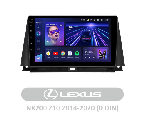 Штатна магнітола Teyes CC3 4+64 Gb Lexus NX200 Z10 NX 200 (0 Din)2014-2020 9