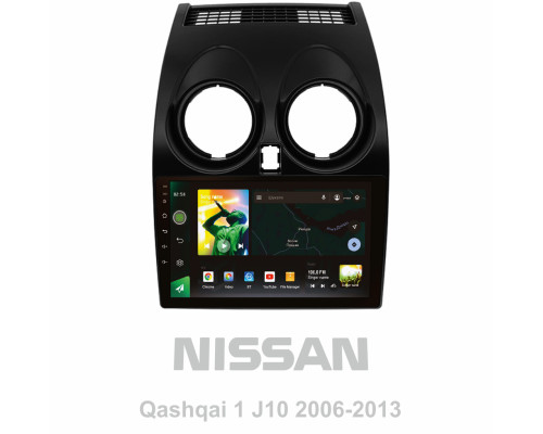 Штатна магнітола SIGMA X9232 ANDROID 10 2+32 Gb 4G DSP Nissan Qashqai 1 J10 2006-2013 (F1) 9