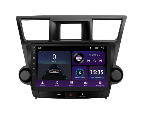 Штатна магнітола SIGMA E10232 ANDROID 10 2+32 Gb Toyota Highlander 2 XU40 2007-2013 (F2) 10