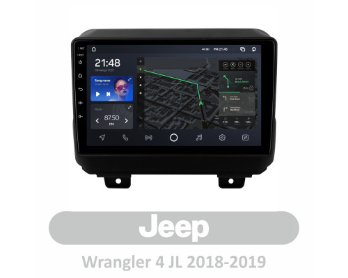 Штатна магнітола AMS T1010 6+128 Gb Jeep Wrangler 4 JL 2018-2019 10