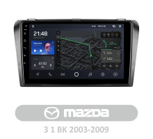 Штатна магнітола AMS T910 6+128 Gb Mazda 3 1 BK 2003-2009 9