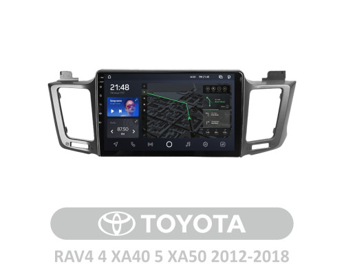 Штатна магнітола AMS T1010 6+128 Gb Toyota RAV4 4 XA40 5 XA50 2012-2018 (B) 10