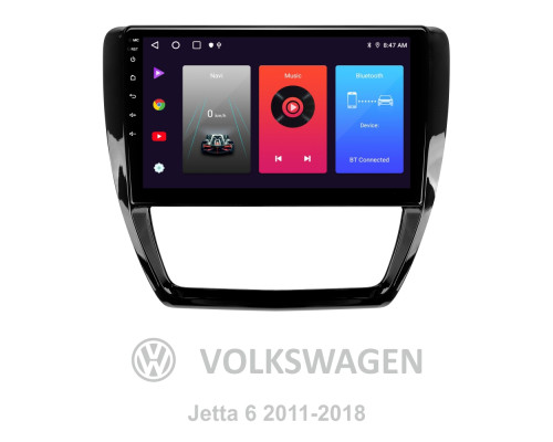 Штатна магнітола SIGMA F10216 ANDROID 10 2+32 Gb Volkswagen Jetta 6 2011-2018 10