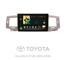 Штатна магнітола SIGMA X9232 ANDROID 10 2+32 Gb 4G DSP Toyota Corolla 9 E120 2004-2006 9