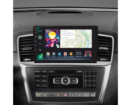 Штатна магнітола SIGMA PRO 98128 ANDROID 12 8+128 Gb 4G DSP Mercedes-Benz M-Class M Class W166 ML 2011-2015 9