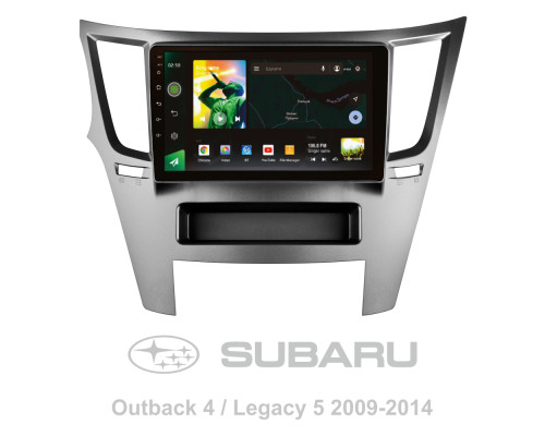 Штатна магнітола SIGMA X9232 ANDROID 10 2+32 Gb 4G DSP Subaru Outback 4 Legacy 5 2009-2014 9