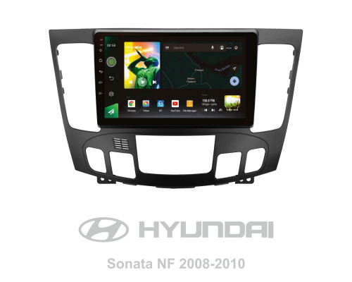 Штатна магнітола SIGMA X9232 ANDROID 10 2+32 Gb 4G DSP Hyundai Sonata NF 2008-2010 (F1) 9