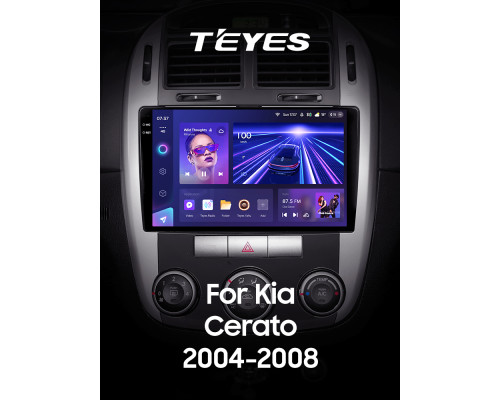 Штатна магнітола Teyes CC3 6+128 Gb з коловим оглядом 360° Kia Cerato 1 LD 2004-2008 (F1) 9