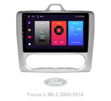 Штатна магнітола SIGMA F9216 ANDROID 10 2+32 Gb Ford Focus 2 Mk 2 2004-2011 (F2) 9