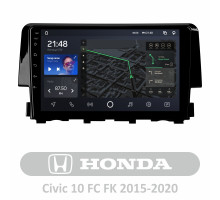 Штатна магнітола AMS T910 6+128 Gb Honda Civic 10 FC FK 2015-2020 9