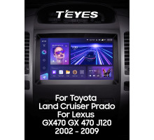 Штатна магнітола Teyes CC3 6+128 Gb Toyota Land Cruiser Prado 120 2004-2009 (F2) 9