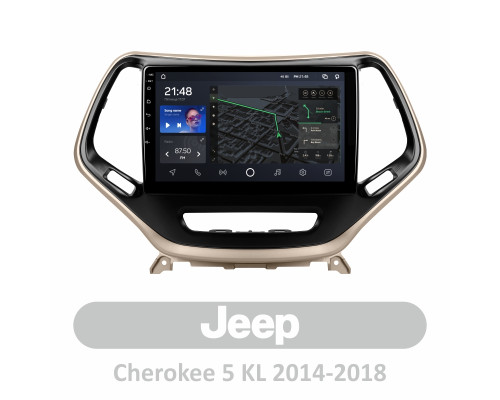 Штатна магнітола AMS T1010 6+128 Gb Jeep Cherokee 5 KL 2014-2018 10