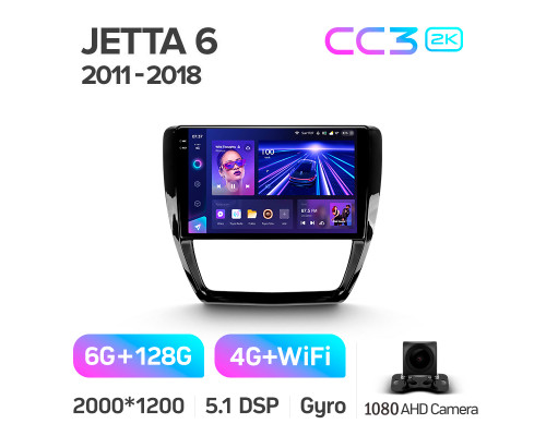 Штатна магнітола Teyes CC3 6+128 Gb Volkswagen Jetta 6 2011-2018 10