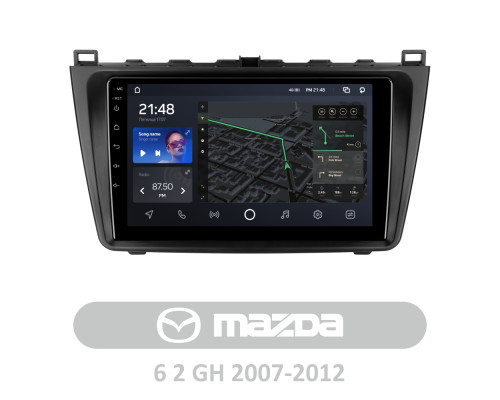 Штатна магнітола AMS T910 6+128 Gb Mazda 6 2 GH 2007-2012 9