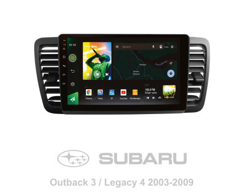 Штатна магнітола SIGMA X9232 ANDROID 10 2+32 Gb 4G DSP Subaru Outback 3 Legacy 4 2003-2009 9