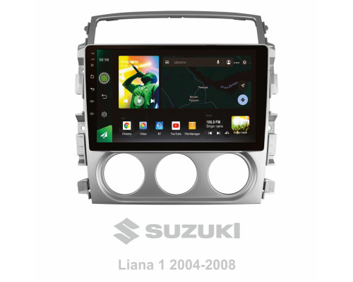 Штатна магнітола SIGMA X9232 ANDROID 10 2+32 Gb 4G DSP Suzuki Liana 1 2004-2008 9