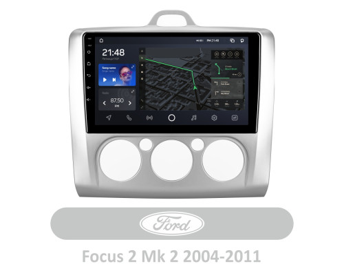 Штатна магнітола AMS T910 3+32 Gb Ford Focus 2 Mk 2 2004-2011 (F1) 9