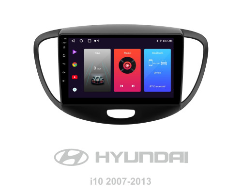 Штатна магнітола SIGMA F9216 ANDROID 10 2+32 Gb Hyundai i10 2007-2013 9