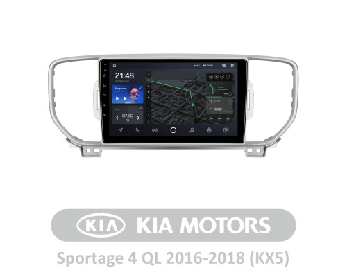 Штатна магнітола AMS T910 6+128 Gb Kia Sportage 4 QL 2016-2018 (KX5 B) 9