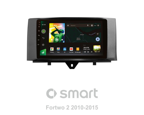 Штатна магнітола SIGMA X9232 ANDROID 10 2+32 Gb 4G DSP Mercedes Benz Smart Fortwo 2 2010-2015 9