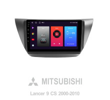 Штатна магнітола SIGMA F9216 ANDROID 10 2+32 Gb Mitsubishi Lancer 9 CS 2000-2010 9