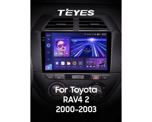 Штатна магнітола Teyes CC3 6+128 Gb Toyota RAV4 2 CA20 CA20W XA20 2000 - 2003 (F3) 9