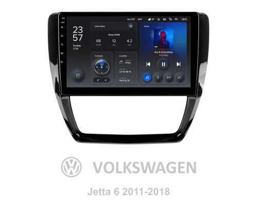 Штатна магнітола Teyes X1 2+32Gb Volkswagen Jetta 6 2011-2018 10