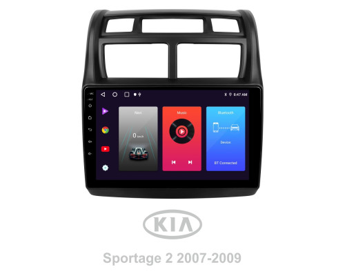 Штатна магнітола SIGMA F9216 ANDROID 10 2+32 Gb Kia Sportage 2 2007-2009 9