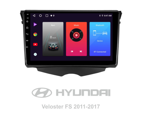 Штатна магнітола SIGMA F9216 ANDROID 10 2+32 Gb Hyundai Veloster FS 2011 - 2017 9