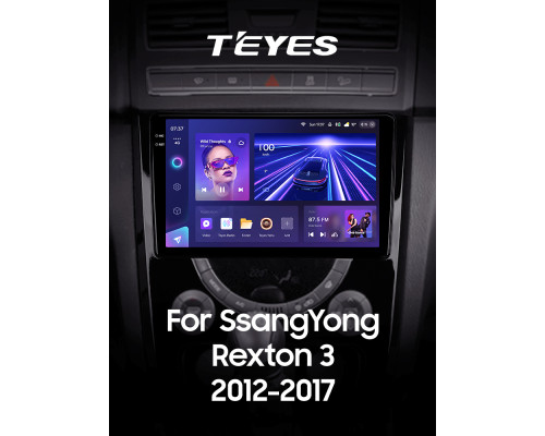 Штатна магнітола Teyes CC3 6+128 Gb з коловим оглядом 360° SsangYong Rexton Y290 III 3 2012-2017 9