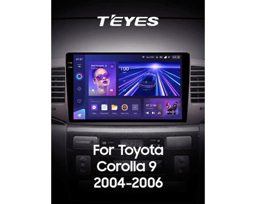 Штатна магнітола Teyes CC3 6+128 Gb Toyota Corolla 9 E120 2004-2006 9