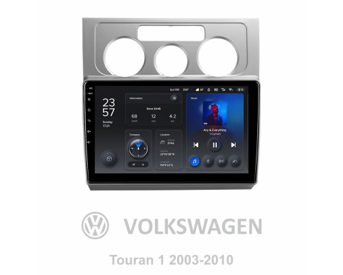 Штатна магнітола Teyes X1 2+32Gb Volkswagen Touran 1 2003-2010 (F1) 10