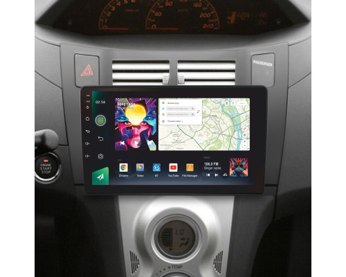 Штатна магнітола SIGMA PRO 98128 ANDROID 12 8+128 Gb 4G DSP Toyota Yaris XP90 2005-2012 (F1) 9