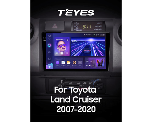 Штатна магнітола Teyes CC3 6+128 Gb Toyota Land Cruiser 70 Series LC 79 2007-2020 9