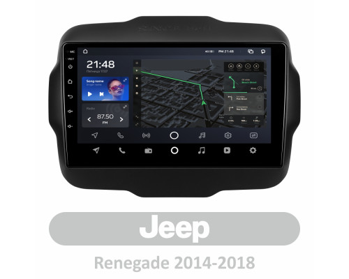 Штатна магнітола AMS T910 6+128 Gb Jeep Renegade 2014-2018 9