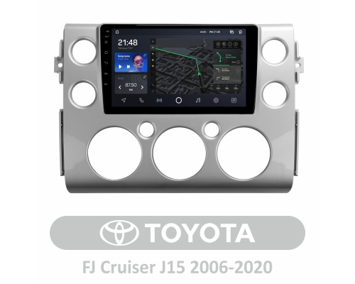 Штатна магнітола AMS T910 6+128 Gb Toyota FJ Cruiser J15 2006-2020 (F1) 9