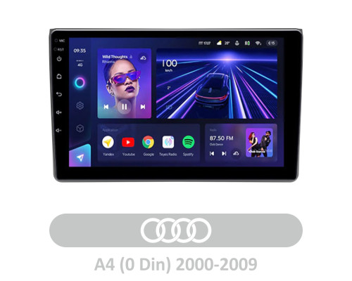 Штатна магнітола Teyes CC3 4+64 Gb Audi A4(0 Din)2000-2009 9