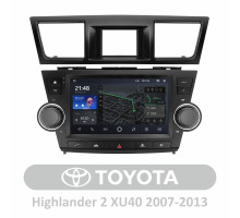 Штатна магнітола AMS T910 6+128 Gb Toyota Highlander 2 XU40 2007-2013 (F3) 9