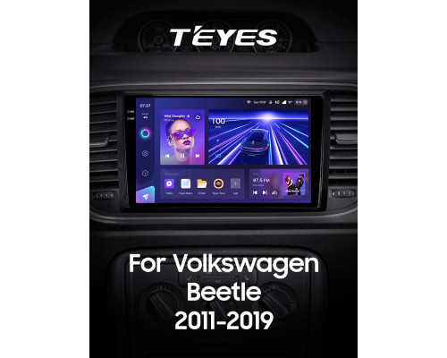 Штатна магнітола Teyes CC3 6+128 Gb з коловим оглядом 360° Volkswagen Beetle A5 2011-2019 9