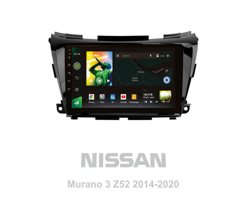 Штатна магнітола SIGMA X10464 ANDROID 10 4+64 Gb 4G DSP Nissan Murano 3 Z52 2014-2020 10