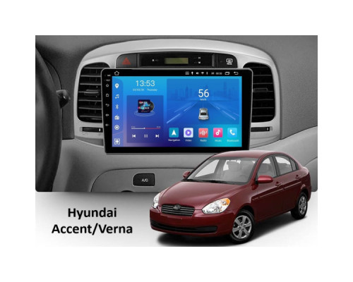 Штатная магнитола FORS.auto FS 1 LITE для Hyundai Accent 2009-2012/Verna (1+32Gb, 9") 2008-2011