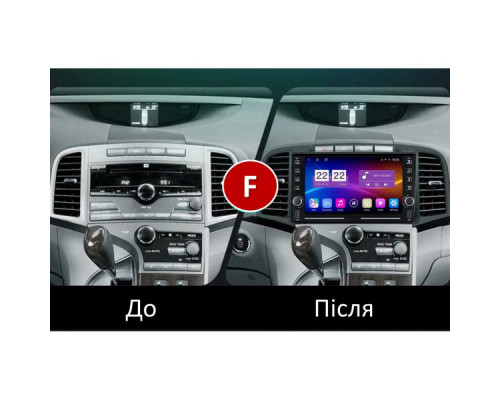 Штатная магнитола FORS.auto K100 для Toyota Venza (1+16Gb, 8") 2008-2016