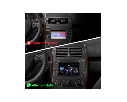 Штатная магнитола FORS.auto M200 для Mercedes-Benz B200 (7", 2+32Gb, CarPlay) 2006-2014