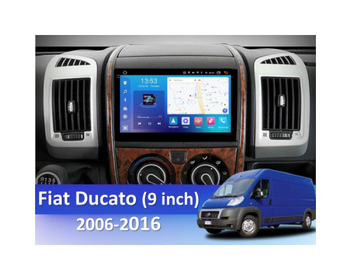 Штатная магнитола FORS.auto FS 6 MAX для Fiat Ducato (6+128Gb, 9") 2006-2016