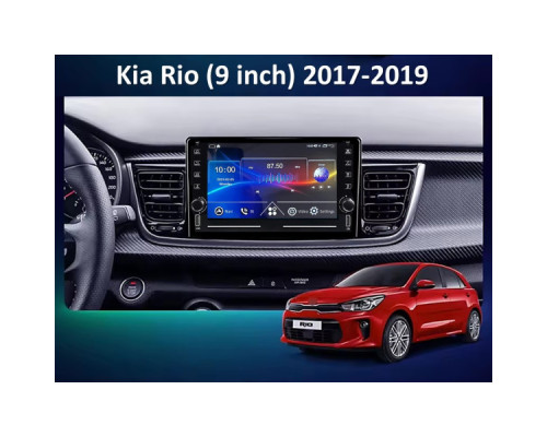 Штатная магнитола FORS.auto K100 для Kia Rio (1+16Gb, 8") 2017-2019