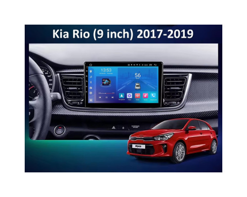 Штатная магнитола FORS.auto FS 1 LITE для Kia Rio (1+32Gb, 9") 2017-2019