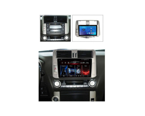 Штатная магнитола FORS.auto FS 2 ULTRA для Toyota Land Cruiser Prado 150 (2+32Gb, 9") 2009-2013